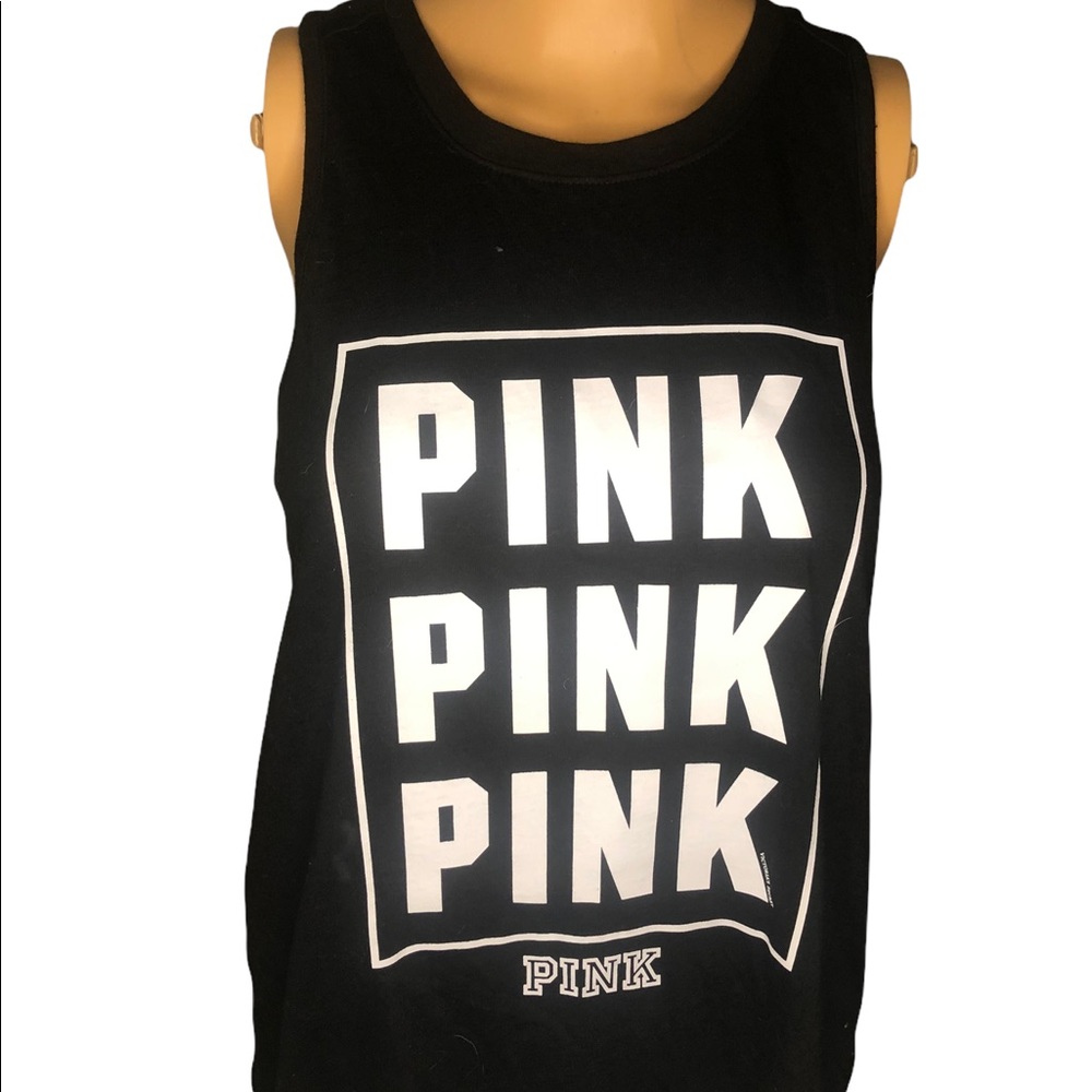 PINK Black Tank